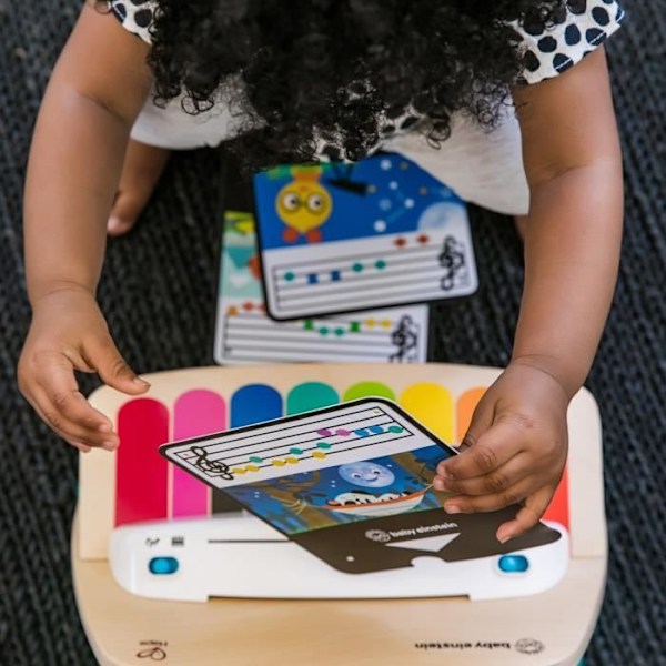 HAPE Baby Einstein Klaver, magisk musikalsk udviklingslegetøj i træ Flerfärgad