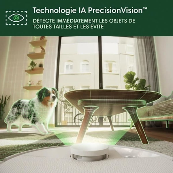 iRobot Roomba Plus 505 Combo + AutoWash - Multifunktionsbas - Tvätt och torkning med varm luft av dukar - PrecisionVision IA Vit