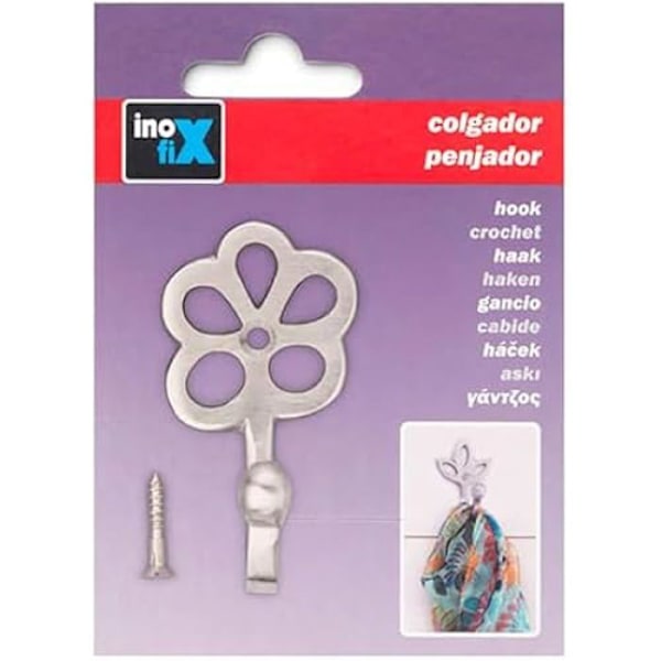 Krok - INOFIX - 66577 - Nickelblomma mässing - 66 x 36 x 35 mm - Flerfärgad Flerfärgad