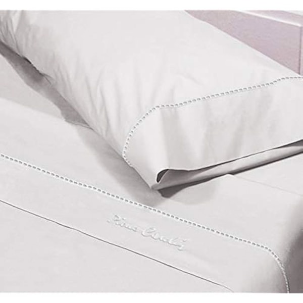 Bäddset - PIERRE CARDIN - Arcadia 135 - 180 thread count percale bomull - Vanlig vit Vit
