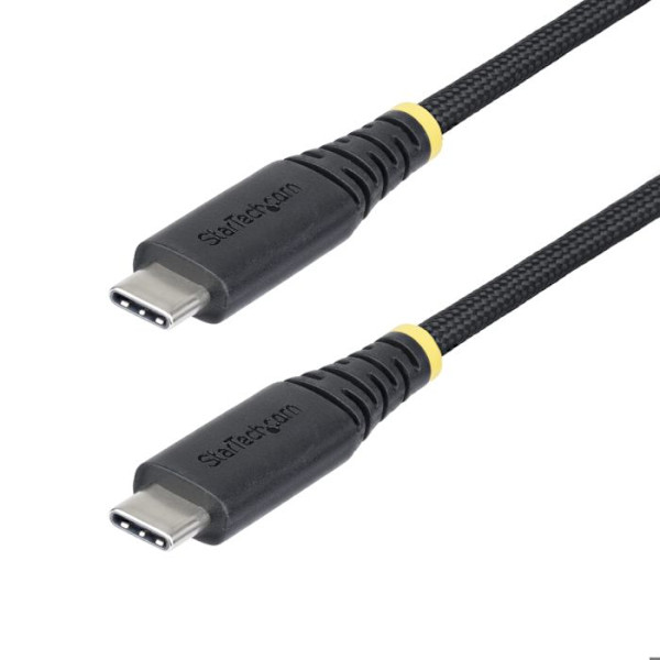 USB-C-kaapeli - STARTECH - 2m - 240W - Silikoni - Musta