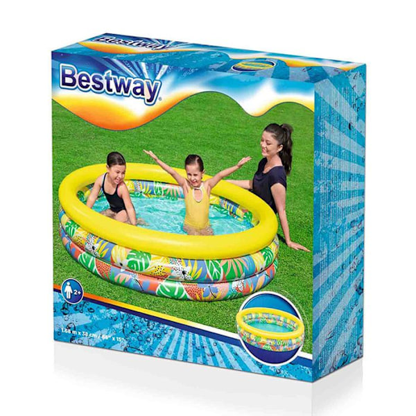 Bestway oppustelig børnebassin 168 x 38 cm