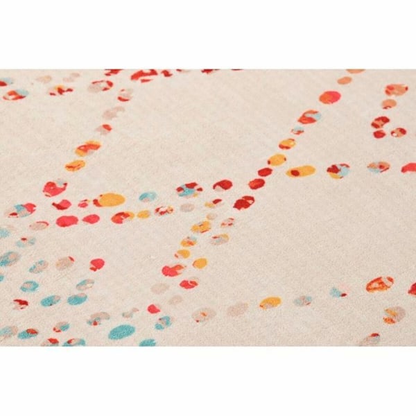 Polyesterimatto DKD Home Decor Timantit Flerfärgad