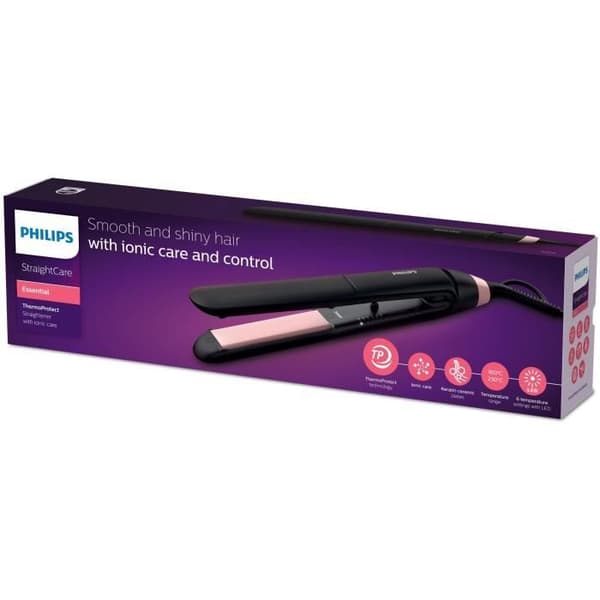 PHILIPS BHS378/00 Essential glattejern - keratinplade - 6 temperaturindstillinger