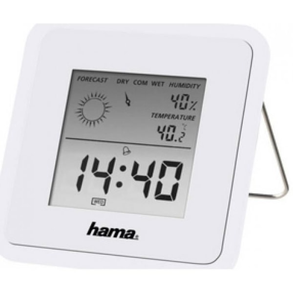 Termometer-hygrometer - Hama - TH50 - Hvid - Sort - Trådløs hvid sort