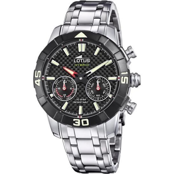 Smartwatch - Lotus - 18810/2 - Vandtæt 10ATM - Bluetooth - Stopur sort