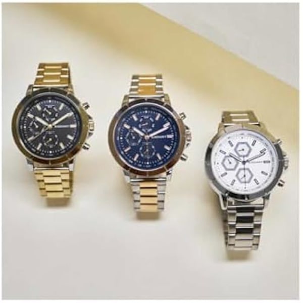 Ur - RADIANT - Mauricio - Analog - Automatisk - Guld urskive 44mm - Rustfrit stål gyllene