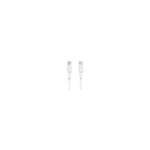 BELKIN USB-C–USB-C-kaapeli 1M valkoinen hvid