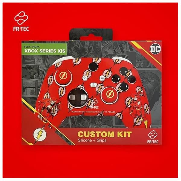 Kit Adgangsaccessorie til Videospil - FR-TEC - DC CUSTOMKIT FLASH - Multifarvet - Kompatibel med Xbox - 3 Enheder Multifarvet