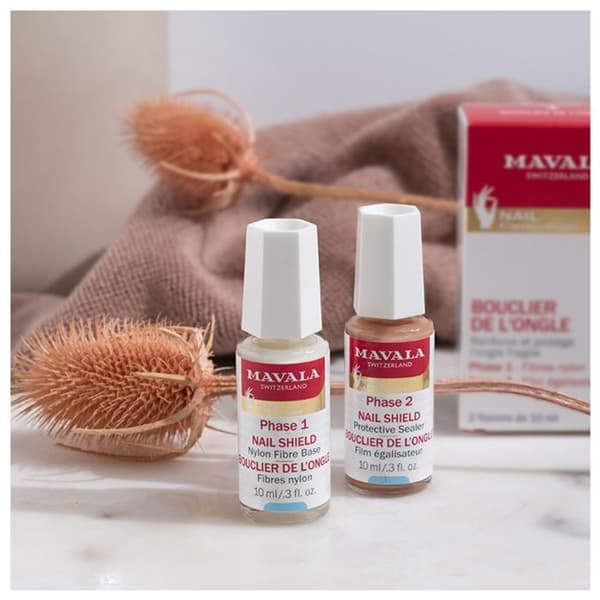 Base - MAVALA - Negleskjold - Mekanisk beskyttelse - 2X10ml Transparent