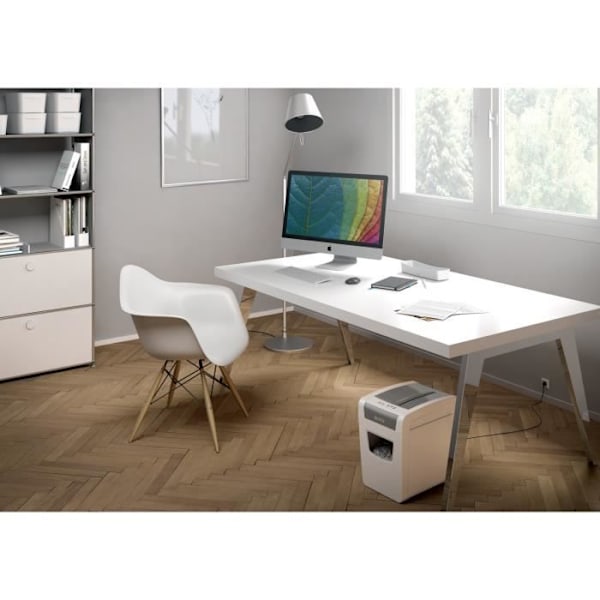 Dokumentmakulator - Leitz - IQ Slim Home Office - Krydsskåret - 10 ark - 23 liter