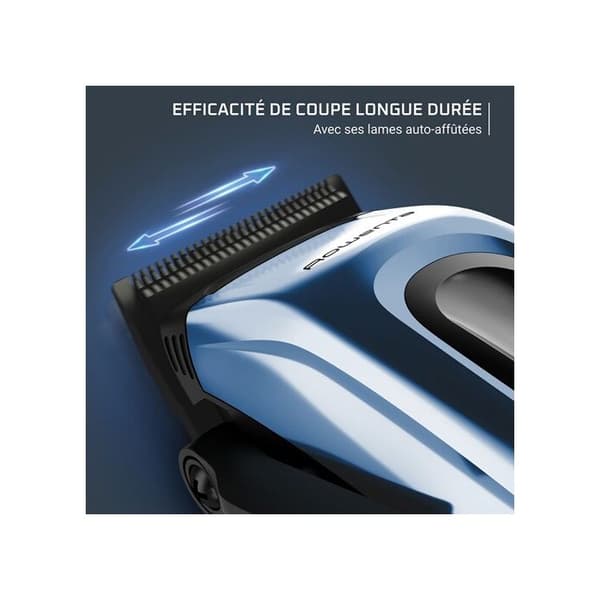 Rowenta TN1551E0 Barber Experience Partakone Parta/Hiukset Musta/Sininen