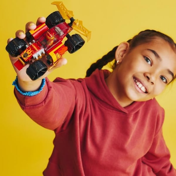 LEGO® NINJAGO 71780 Kais Ninja Race Car – Evolution, Leksaksbil, 2-i-1 Vit