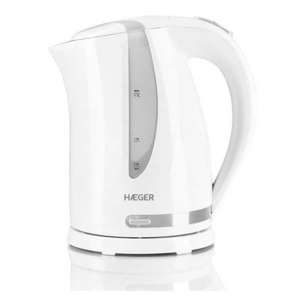 Vattenkokare - Haeger - Whiteness - 2200 W - 1,7 L - Sladdlös hällning