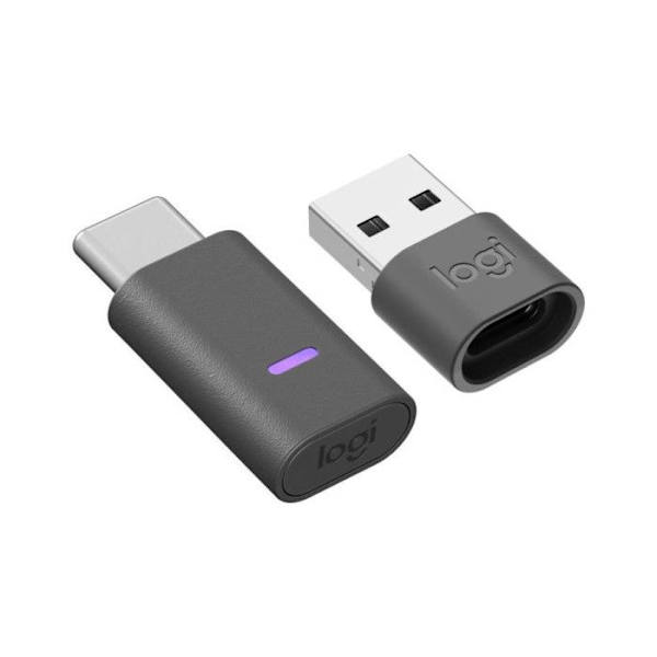 Micro-hovedtelefon - Bluetooth - trådløs - USB-C via en Bluetooth-adapter - Logitech - Logitech Zone 305 - Micro-hovedtelefon - over-ear
