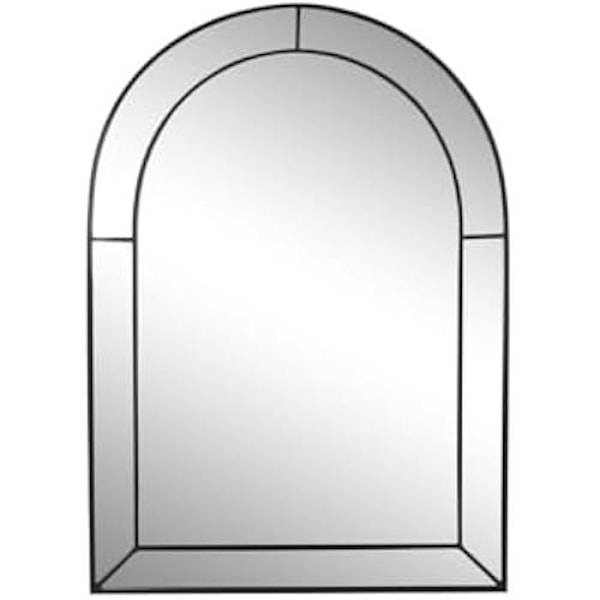 Väggspegel - HOME ESPRIT - Svart modell - 70 x 2 x 100 cm - Rektangulär - Modern Flerfärgad