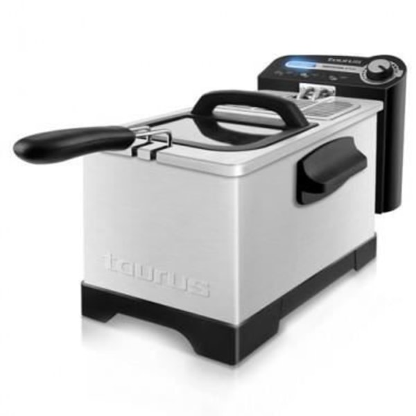 Professionel 3L Plus frituregryde - TAURUS - 2100W - Nedsænket modstand - Rustfrit stål Rustfrit stål