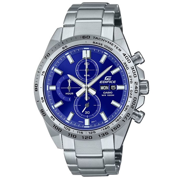 CASIO EFR-574D-2AVUEF Herreur - Sølv rustfrit stål - Vandtæt 10 Atm Pengar