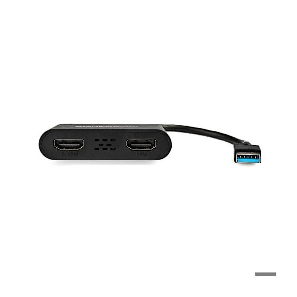StarTech.com USB til Dual HDMI - 4K - USB til HDMI Adapter - Eksternt grafikkort - USB 3.0 til HDMI (USB32HD2)