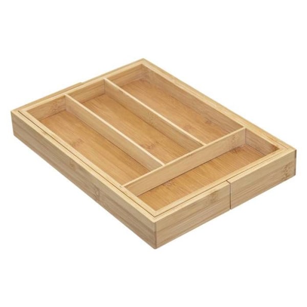 5five - bestickbricka med 6 utdragbara bambufack Beige