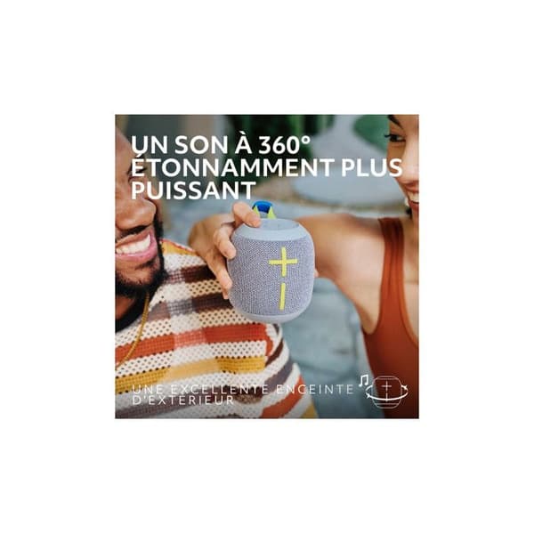 Ultimate Ears Wonderboom 4 Bærbar Bluetooth-højttaler Sort 360° Sort