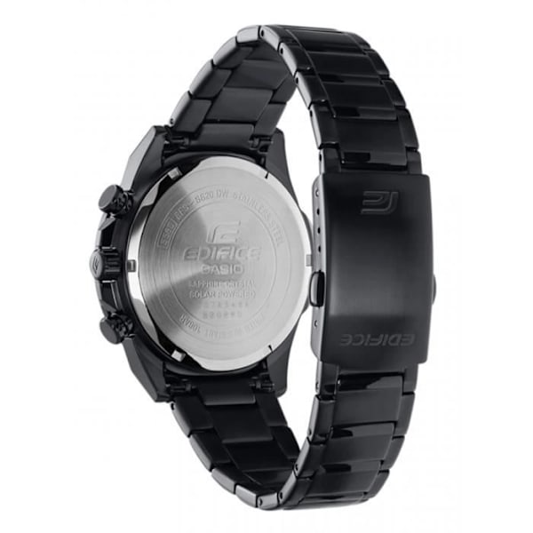 Casio Ur - Herre - EFS-S630DC-2AVUEF - Sort rustfrit stål - 42 mm - 10 bar Svart