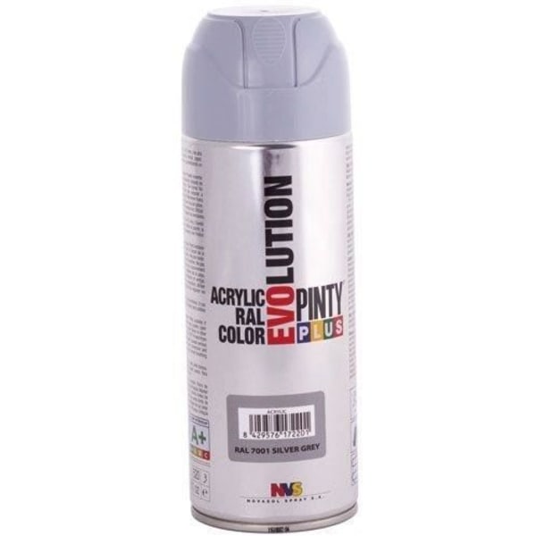 GENERIC - Pinty plus evolution bbe 400ml mat sølvgrå ral 7001 - NOVASOL