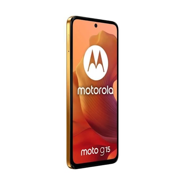 Motorola Moto G15 4G 8 Gt/128 Gt Oranssi (Auringon nousu) Kaksois-SIM