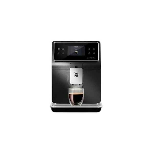 Espresso med kværn - Wmf - Perfection 840L - 1550 W - Sort og Inox - 3016661165917 Svart och rostfritt stål