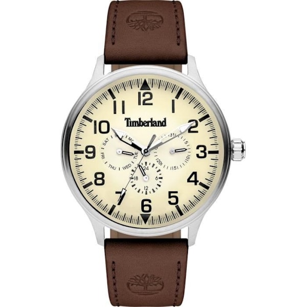 Kello - Poliisi - PL15924JPBL.48P - Sininen ja ruskea nahka - 41-45 mm - Vesitiiveys 5 ATM Blå, Brun