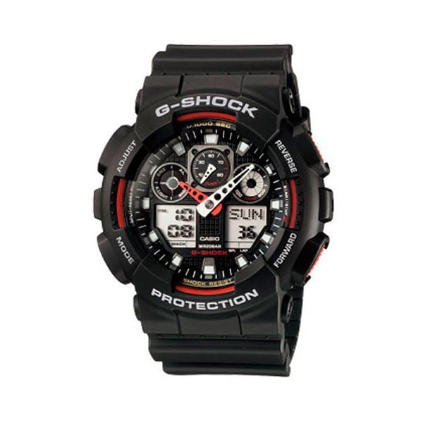 CASIO G-Shock GA-100-1A4ER kvartsikello Svart