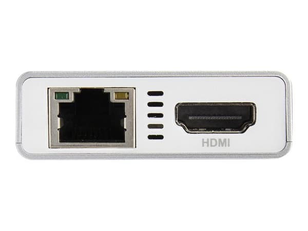 USB-C-monipistoke - STARTECH.COM - HDMI 4K - Power Delivery - Hopea ja valkoinen