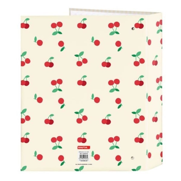 Ringpärm Safta Cherry Beige A4 (27 x 33 x 6 cm)