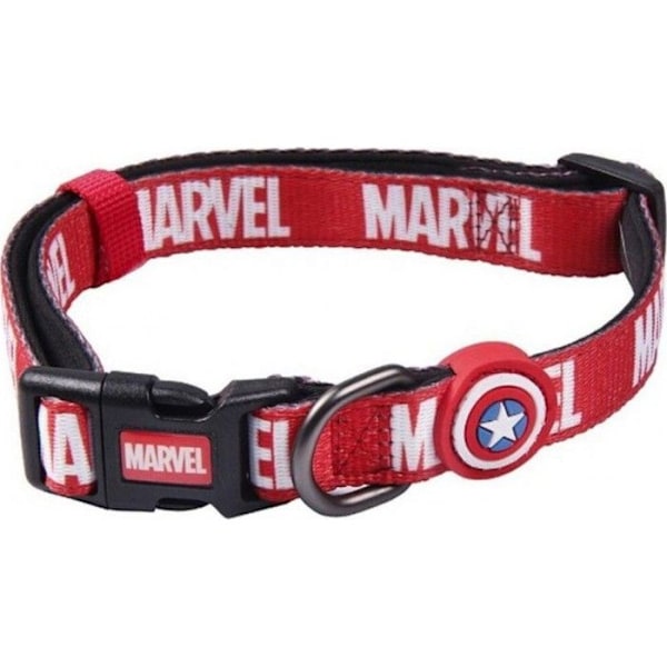 Hundehalsbånd - NC - Marvel - Rød - Størrelse S/M - Dyrtilbehør