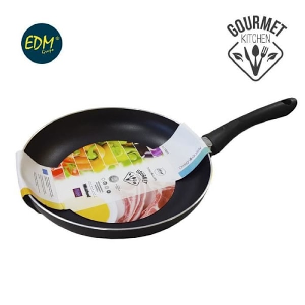 Non-stick pande diam. Basic line 24 cm Svart