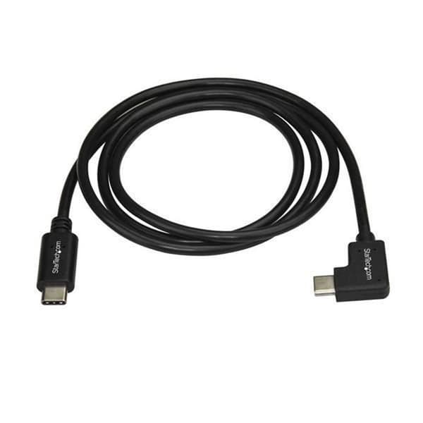 1m rätvinkel USB-C-kabel - STARTECH - USB 2.0 - Svart
