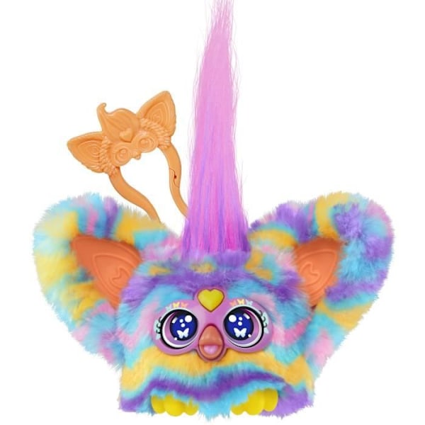 Furby Furblets Swee-Dee, Mini elektronisk bamse til piger og drenge, over 45 lyde, fra 6 år, serie 4, Hasbro Flerfärgad
