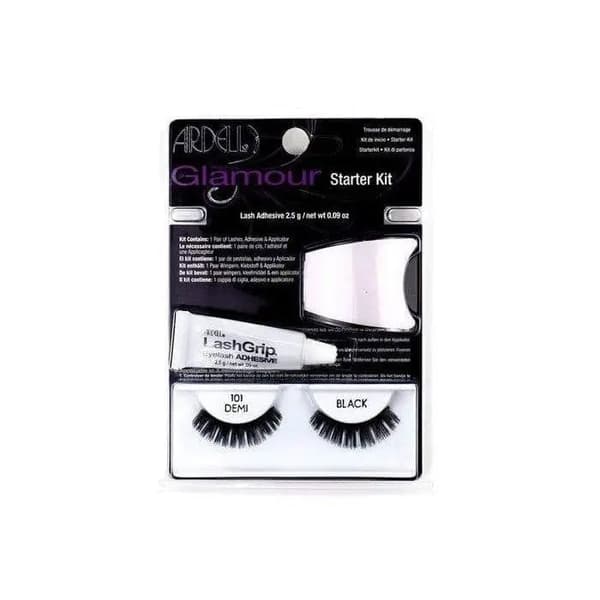 Falske vipper - ARDELL - Startkit vipper Mode N. 101 - Halv sort - Applikation med lim Sort