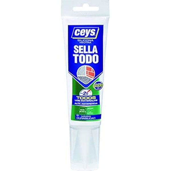 Silikon tätningsmedel - CEYS - Silicona sellatodo translucido 125ml Genomskinlig