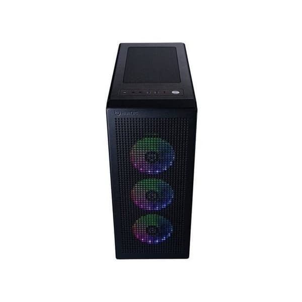 Hiditec H1 Air ARGB Midi Tower Temperet glas USB 2.0 Sort