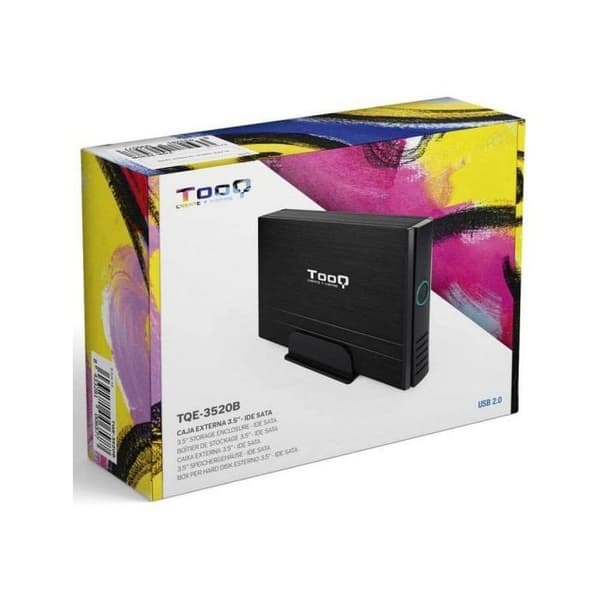 TooQ TQE-3520B 3.5'IDE/Sata3 harddiskkabinet - Sort