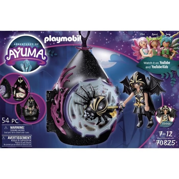 PLAYMOBIL Ayuma Bat Fairies Playhouse - Leikkimökki hahmoineen ja tarvikkeineen Flerfärgad