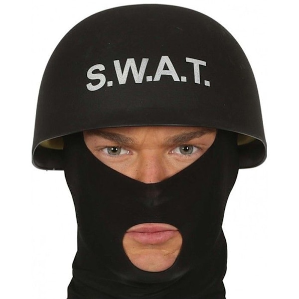 Vuxen SWAT polishjälm Svart