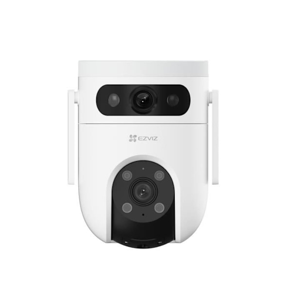Ulkokamera - EZVIZ - H9C 3MP - 2K kaksoislinssinen Wi-Fi - Ihmisen ja ajoneuvon tunnistus - Pimeänäkö Vit