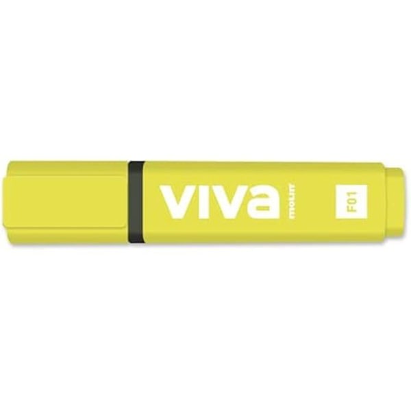 Fluoresoivat merkit - MOLIN - RTF240-10-1 - 10 kpl pakkaus - Keltainen - Valonkestävä citronträd