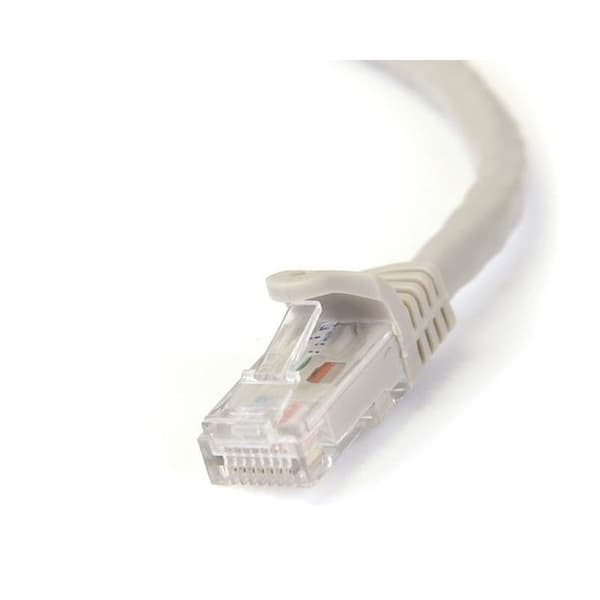 Cat6 Gigabit UTP netværkskabel uden krog 15m - STARTECH - Grå - M/M
