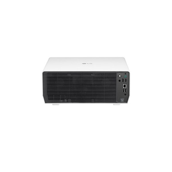 4K DLP laserprojektor med 5000 Lumens, HDR, Lens Shift, webOS 6.0, Bluetooth, HDMI 1.4 og 10W integrerede højttalere.