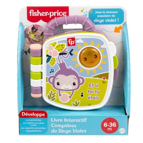LIVRE LALALAA PURPLE MONKEY Lila