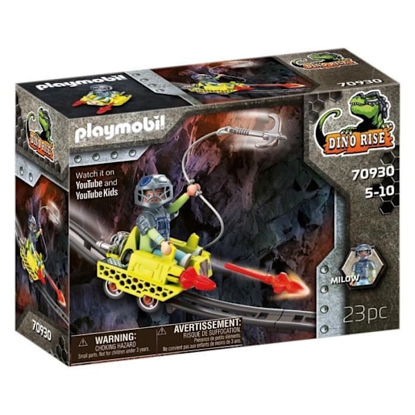PLAYMOBIL - 70930 - Dino Rise - Miinaristeilijä 1 hahmolla ja ammuksilla