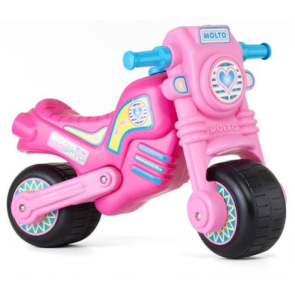 Baby bike SMALTO Molto Cross Pink - 2 wheels - Pedal-powered - For outdoor use